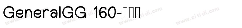 GeneralGG 160字体转换
